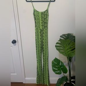 Snakeskin jumpsuit